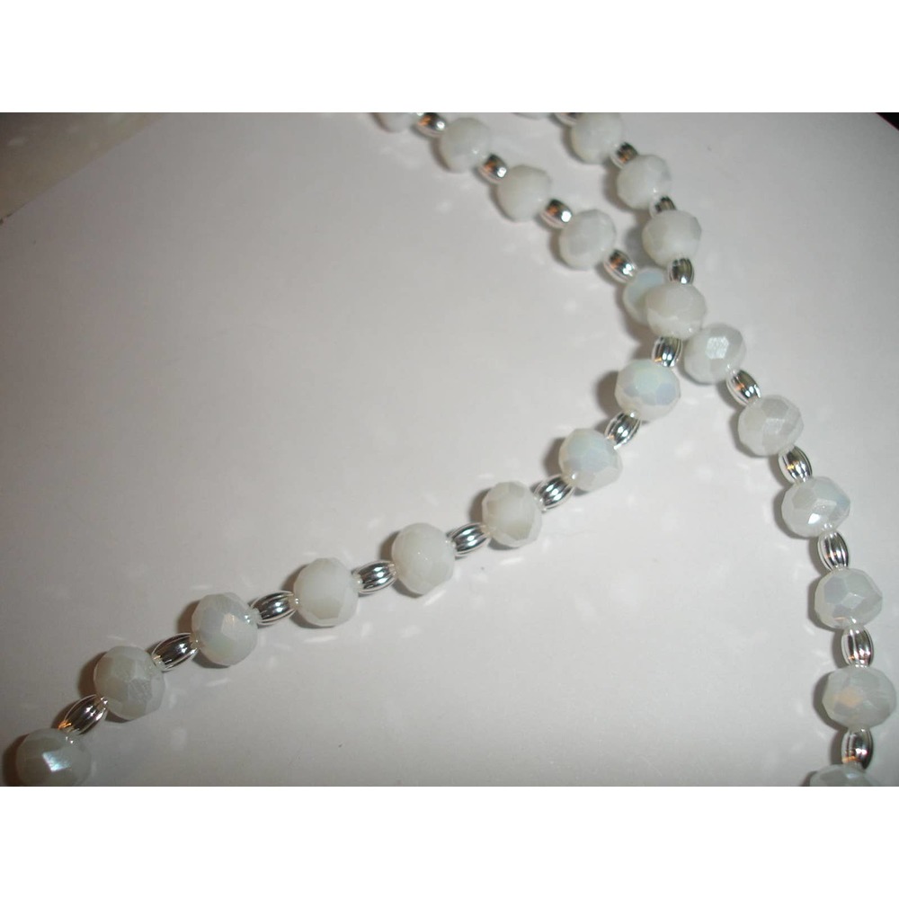 Dragonfly Necklace Silver, Czech Glass - Picture 7 of 10